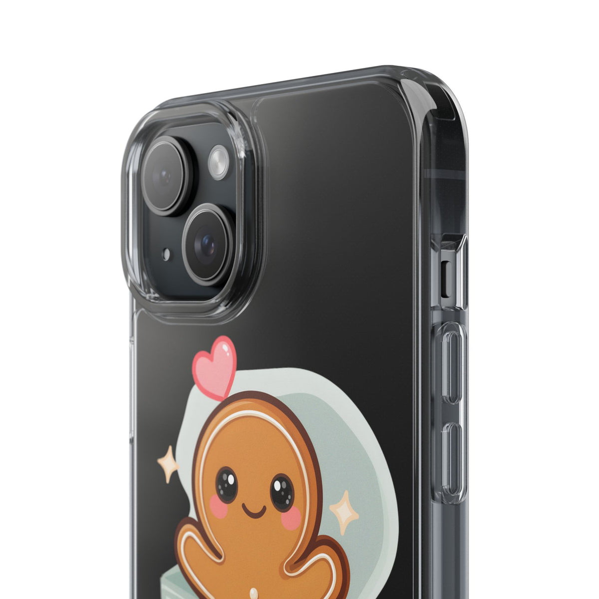 Gingerbread Man Phone Case – Kawaii Holiday Gift