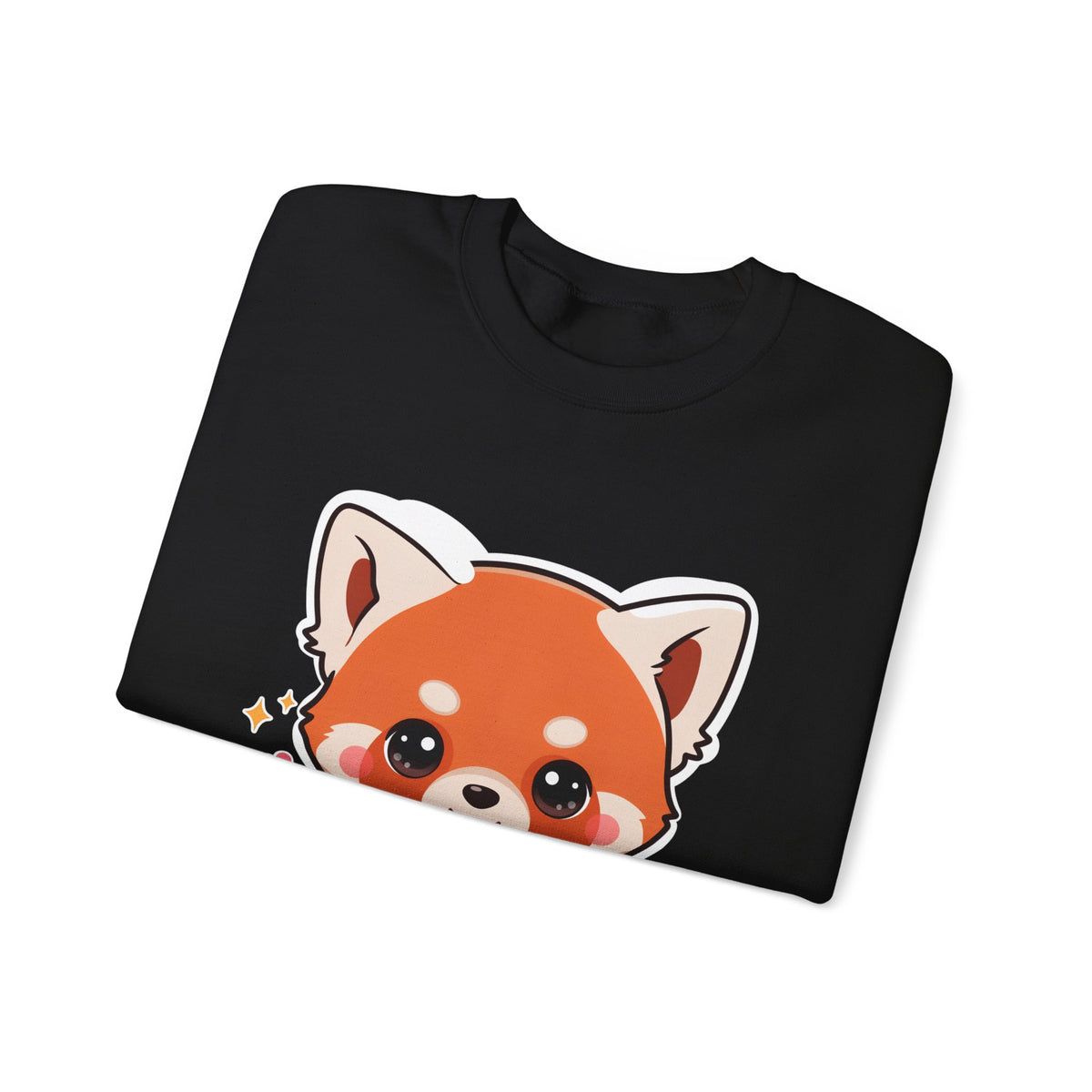 Kawaii Red Panda Sweatshirt, Cute Plant Lover Crewneck