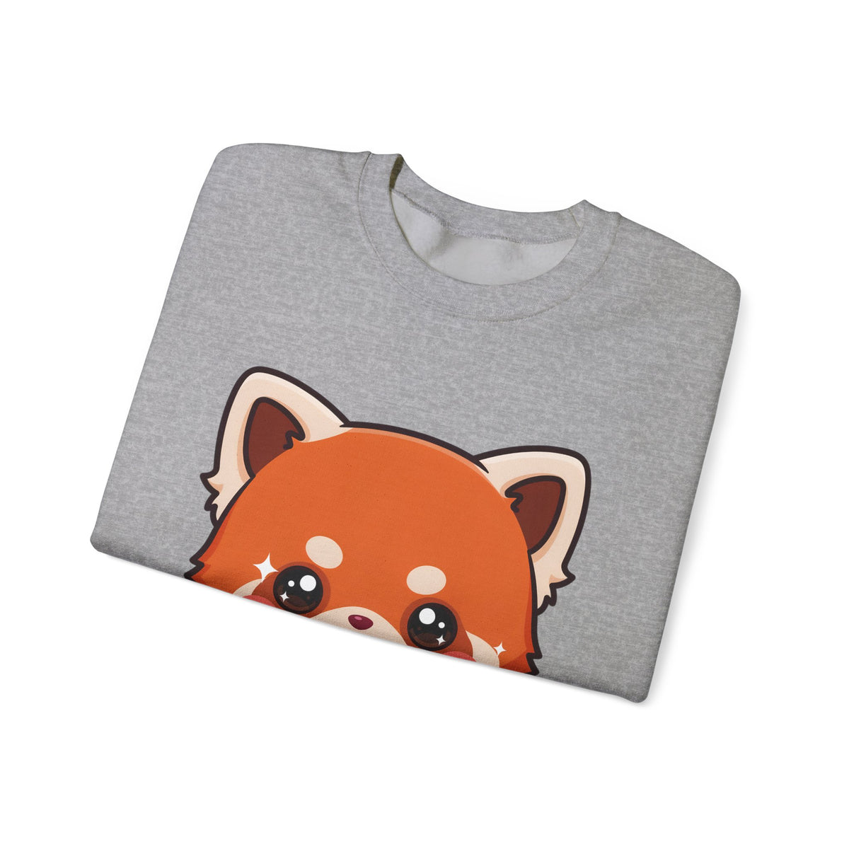 Red Panda Sushi Sweatshirt, Cute Kawaii Crewneck