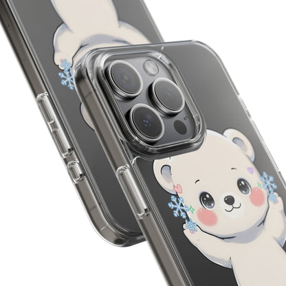 Kawaii Polar Bear Phone Case for a Cozy Winter Gift