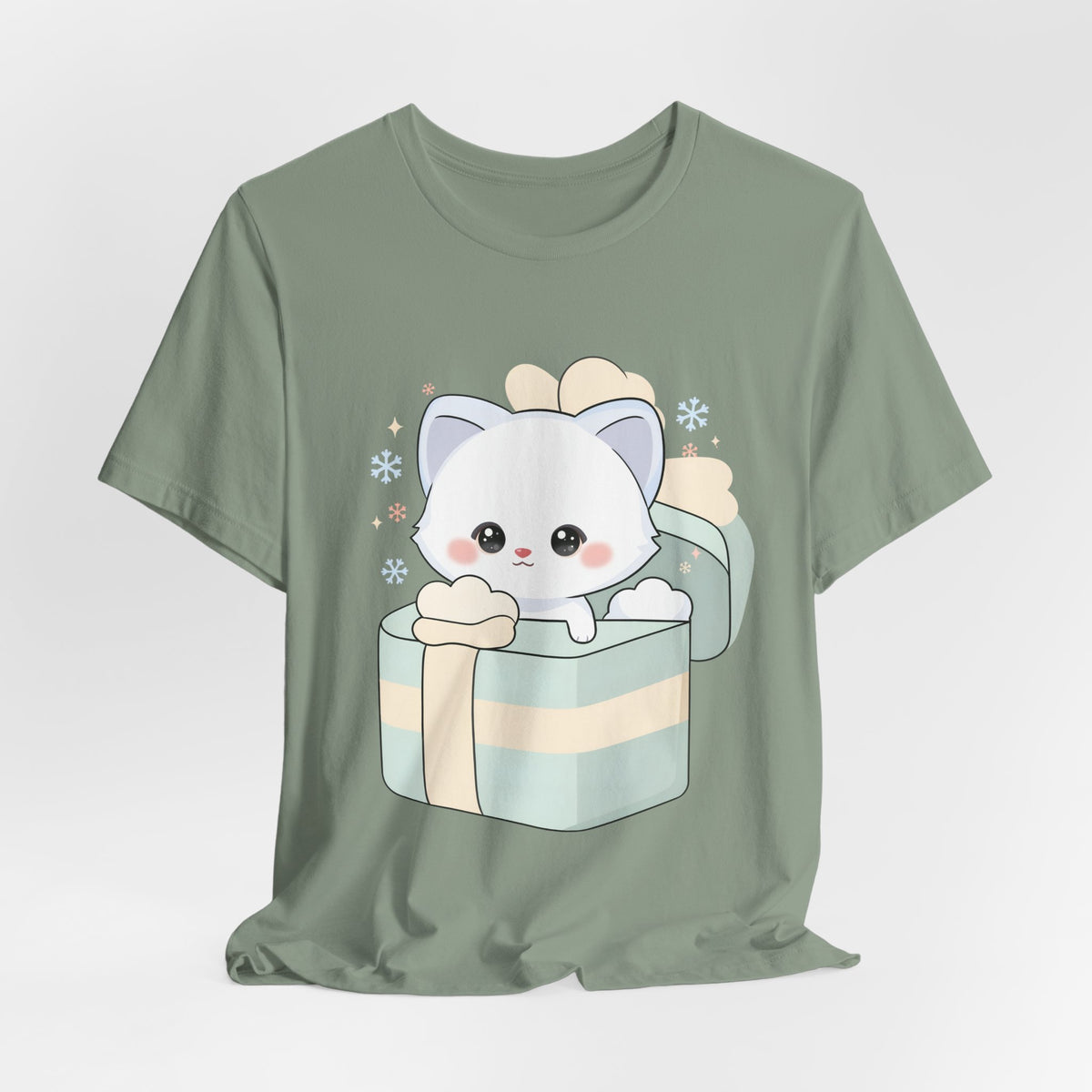 Arctic Fox Gift Tee, Cute Kawaii Birthday Present