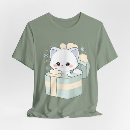 Arctic Fox Gift Tee, Cute Kawaii Birthday Present