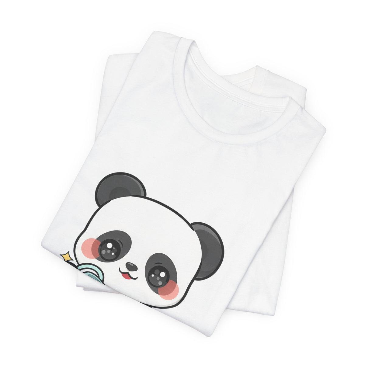 Kawaii Panda T-Shirt, Cute Plant Lover Gift