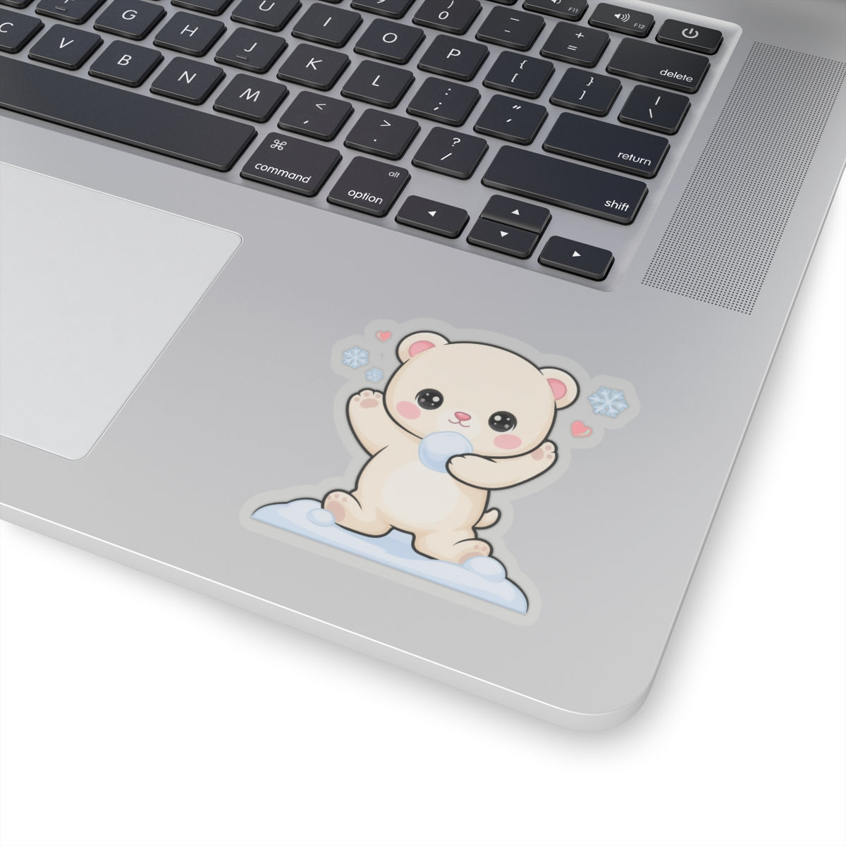 Kawaii Polar Bear Sticker for Laptops and Journals
