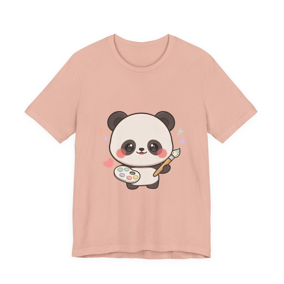 Kawaii Panda Artist T-Shirt for Creative Panda Fans