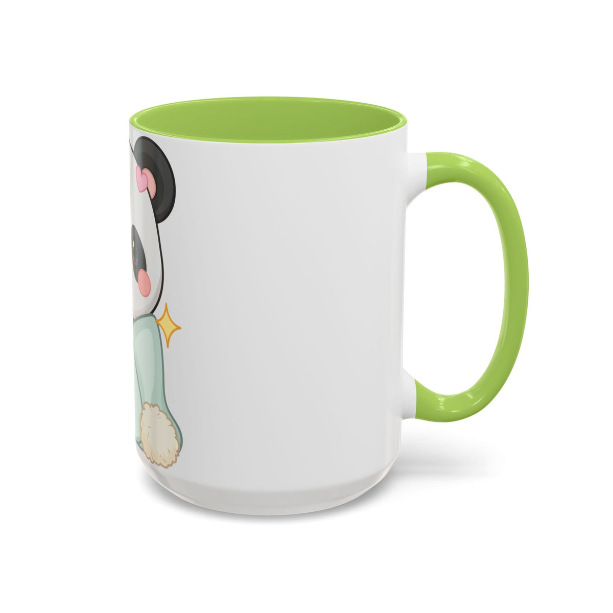 Kawaii Panda Accent Coffee Mug for Cozy Moments