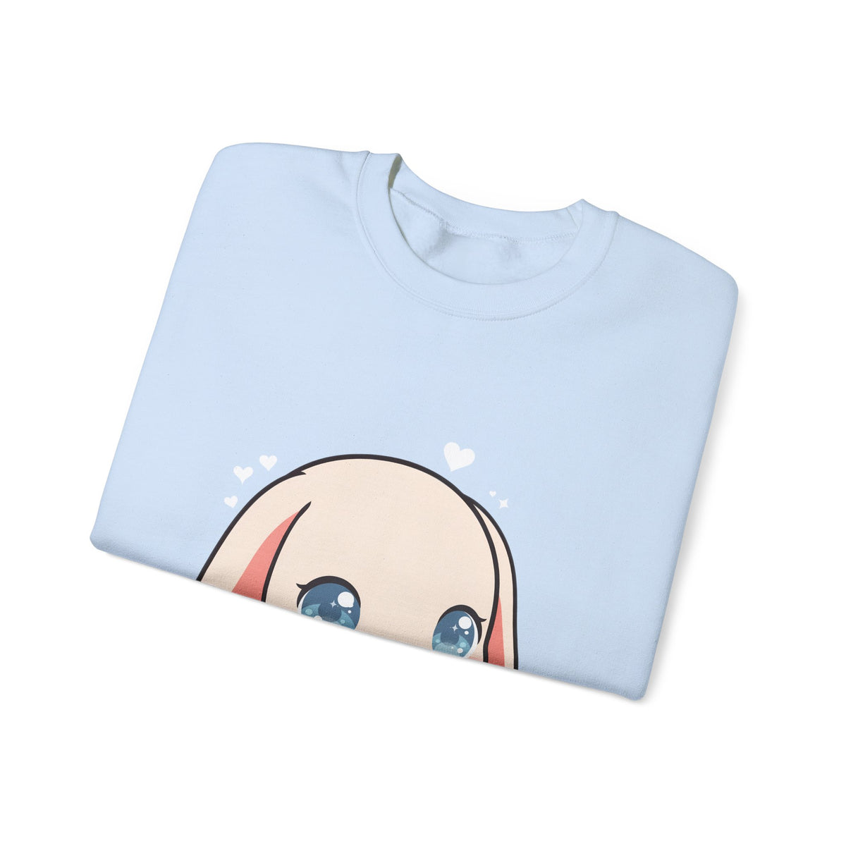 Kawaii Sushi Bunny Sweatshirt, Cute Chibi Crewneck
