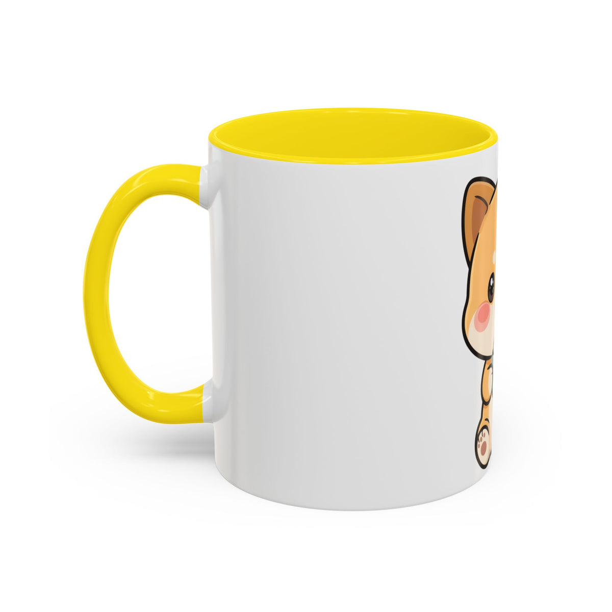 Kawaii Shiba Inu Coffee Mug, Cute Latte Lover Gift
