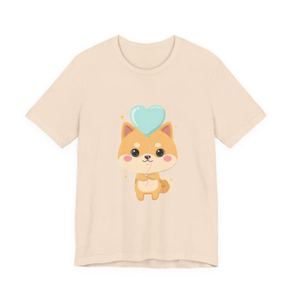Kawaii Shiba Inu T-Shirt, Cute Balloon Dog Gift