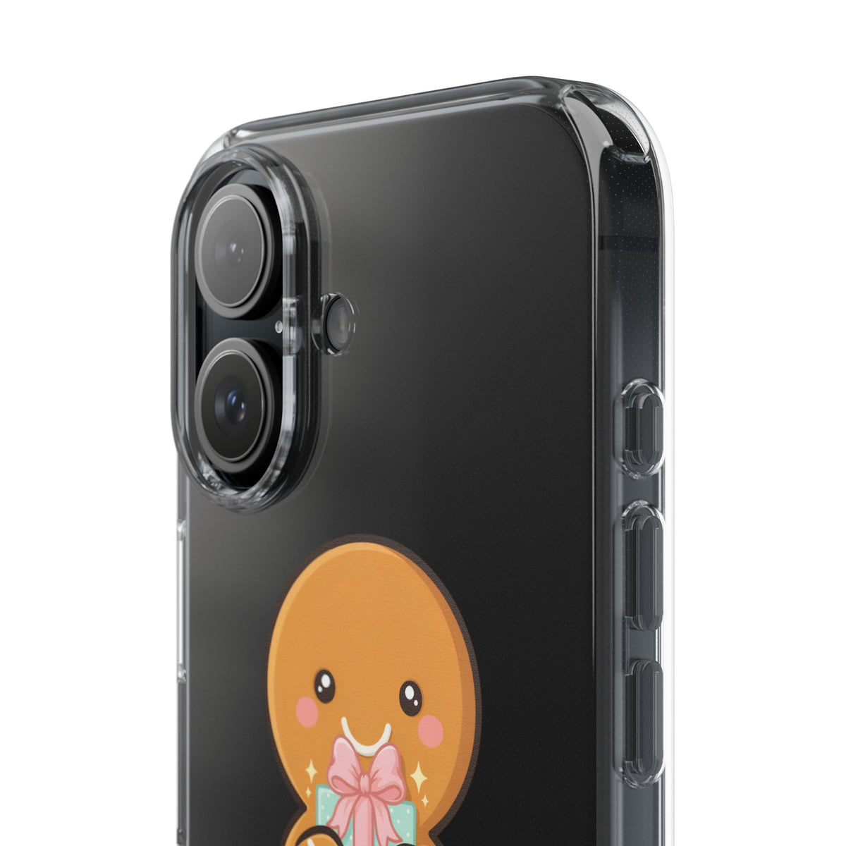 Gingerbread Man Phone Case, Cute Holiday Gift Design