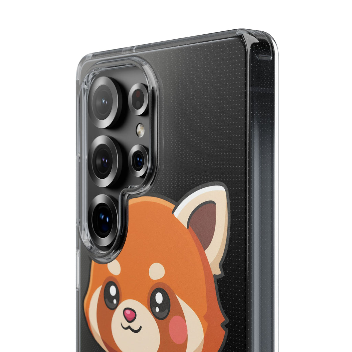 Red Panda Skateboard Phone Case, Cute Kawaii Style