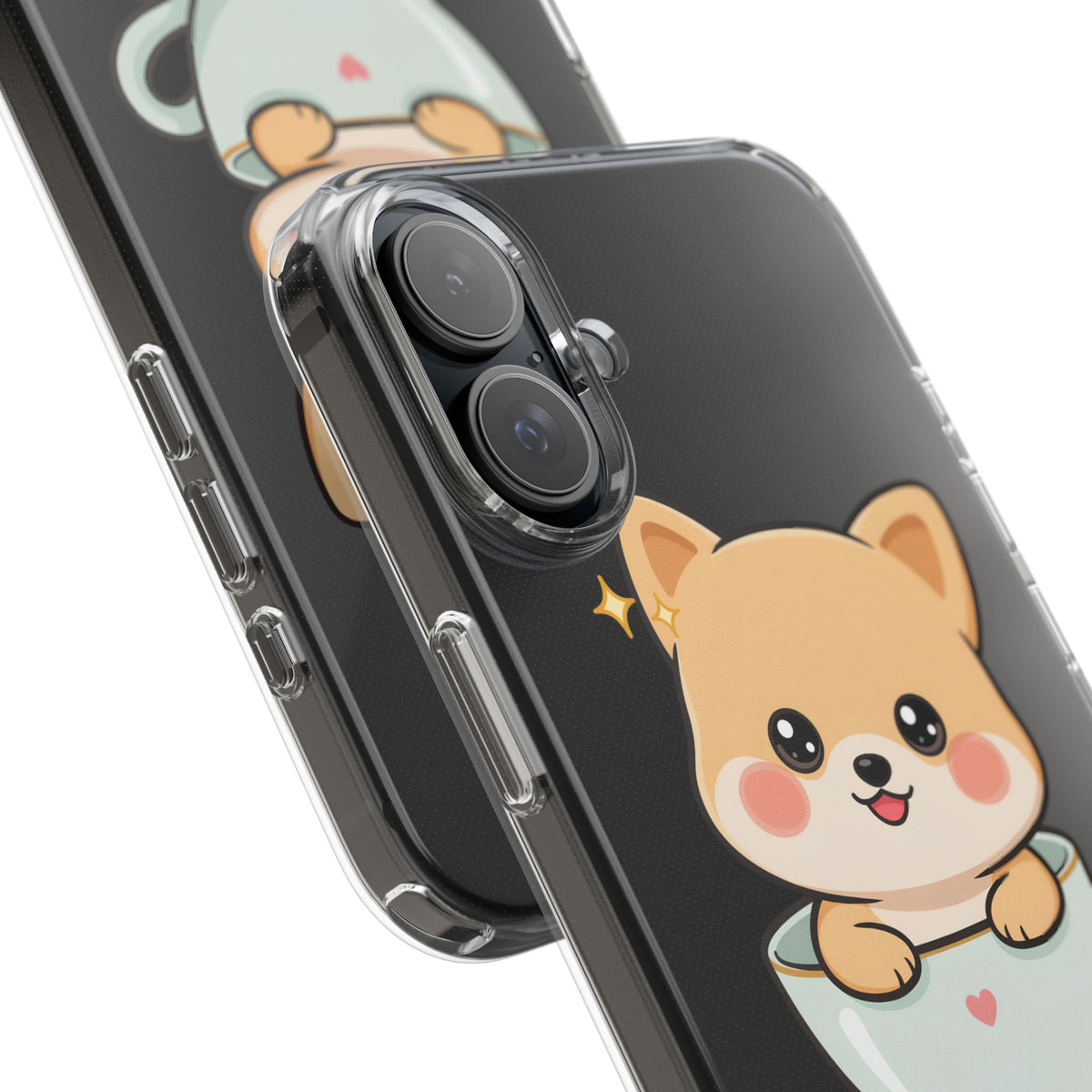 Kawaii Shiba Inu Phone Case – Cute Puppy in a Teacup