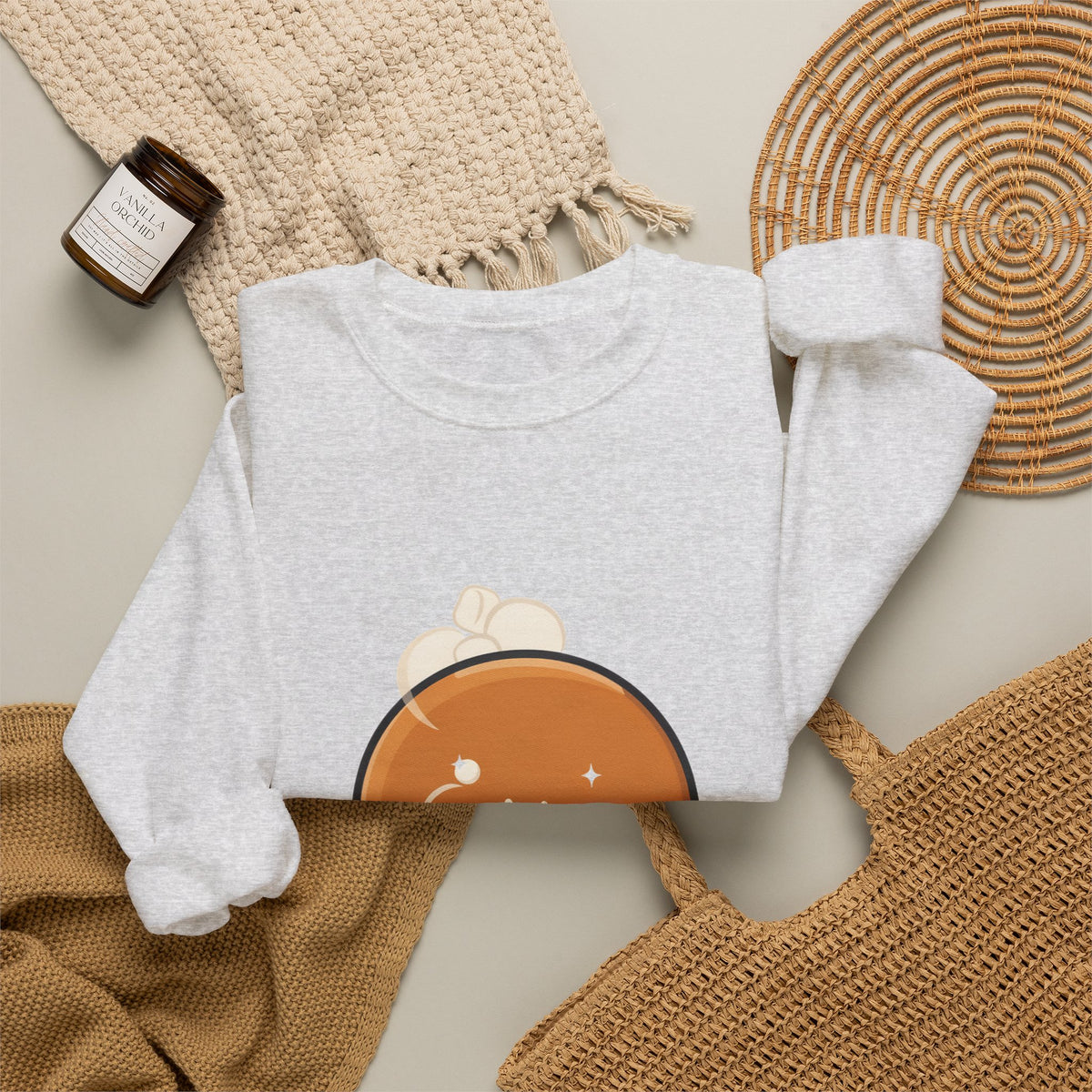 Cute Gingerbread Sweatshirt for Cozy Cocoa Breaks