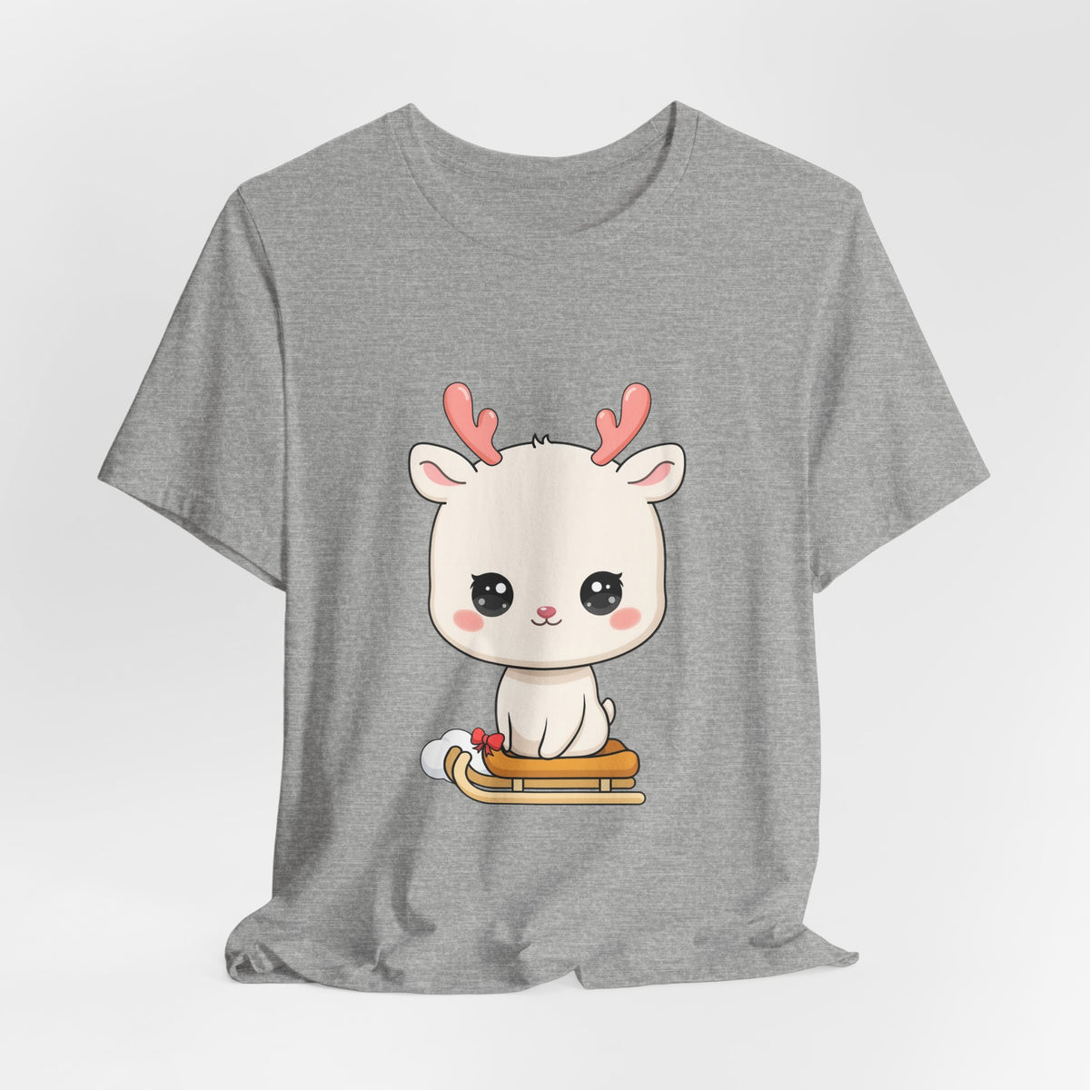 Kawaii Reindeer T-Shirt for Cozy Winter Days