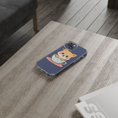 Kawaii Shiba Inu Phone Case – Cute Puppy in a Teacup
