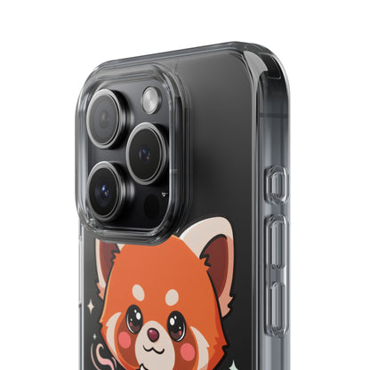 Kawaii Red Panda Phone Case with Latte