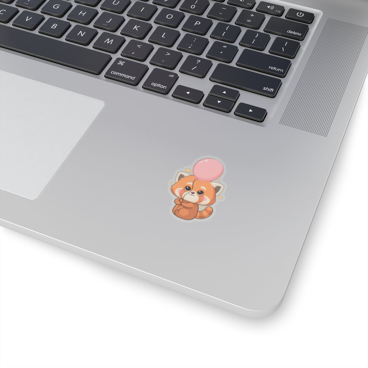 Kawaii Red Panda Sticker with Balloon | Chibi Animal