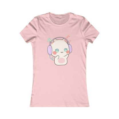 Kawaii Cat Music Lover Women's Favorite Tee