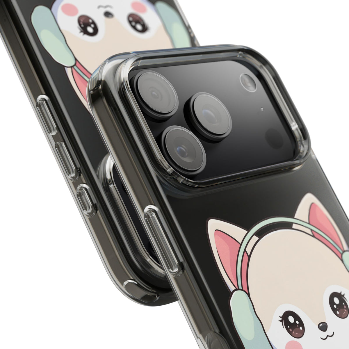 Kawaii Arctic Fox Phone Case – Cozy Winter Cutie