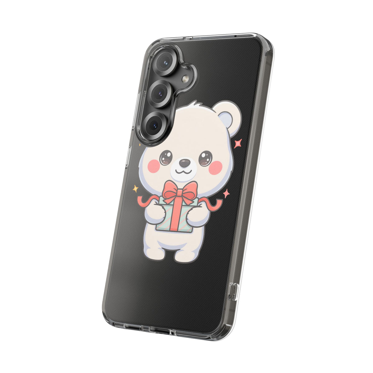 Kawaii Polar Bear Gift Phone Case for Holiday Gifting