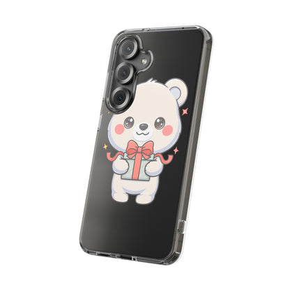 Kawaii Polar Bear Gift Phone Case for Holiday Gifting