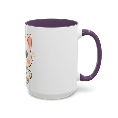Kawaii Cat Artist Accent Coffee Mug