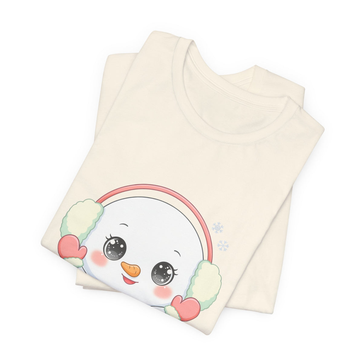 Kawaii Snowman T-Shirt for Cute Winter Style