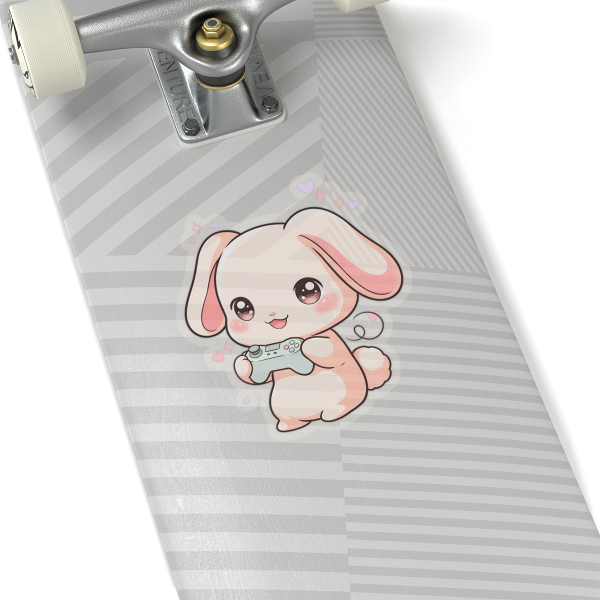 Gamer Bunny Sticker, Cute Kawaii Video Game Decor