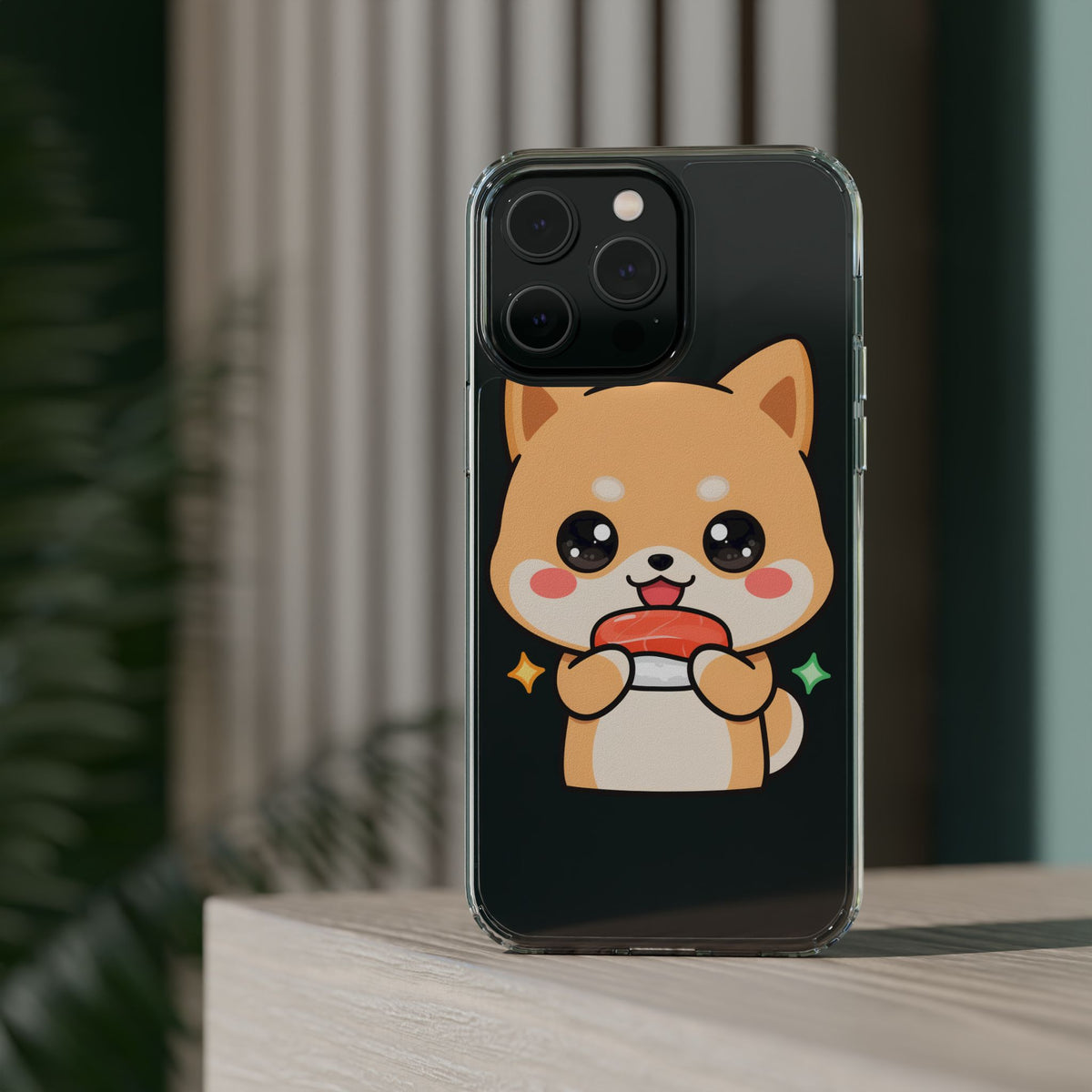 Kawaii Shiba Inu Phone Case for Sushi Lovers