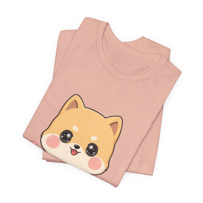 Kawaii Shiba Inu Skateboarder Tee for Dog Lovers
