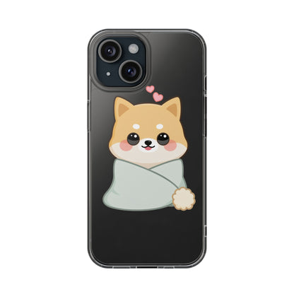 Kawaii Shiba Inu Phone Case, Cozy Valentine Gift