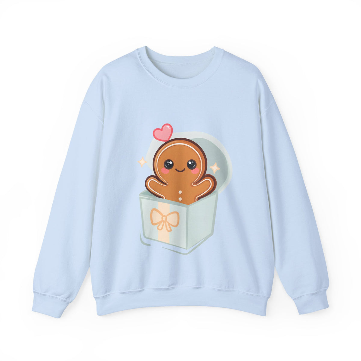 Kawaii Gingerbread Sweatshirt for Cozy Holiday Mornings