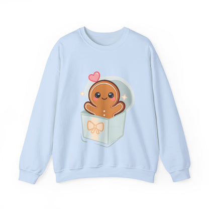 Kawaii Gingerbread Sweatshirt for Cozy Holiday Mornings