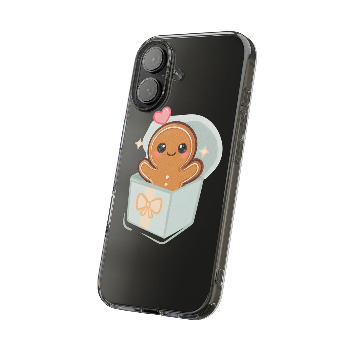 Gingerbread Man Phone Case – Kawaii Holiday Gift