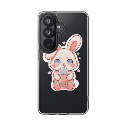 Kawaii Bunny Bubble Tea Phone Case for Boba Lovers