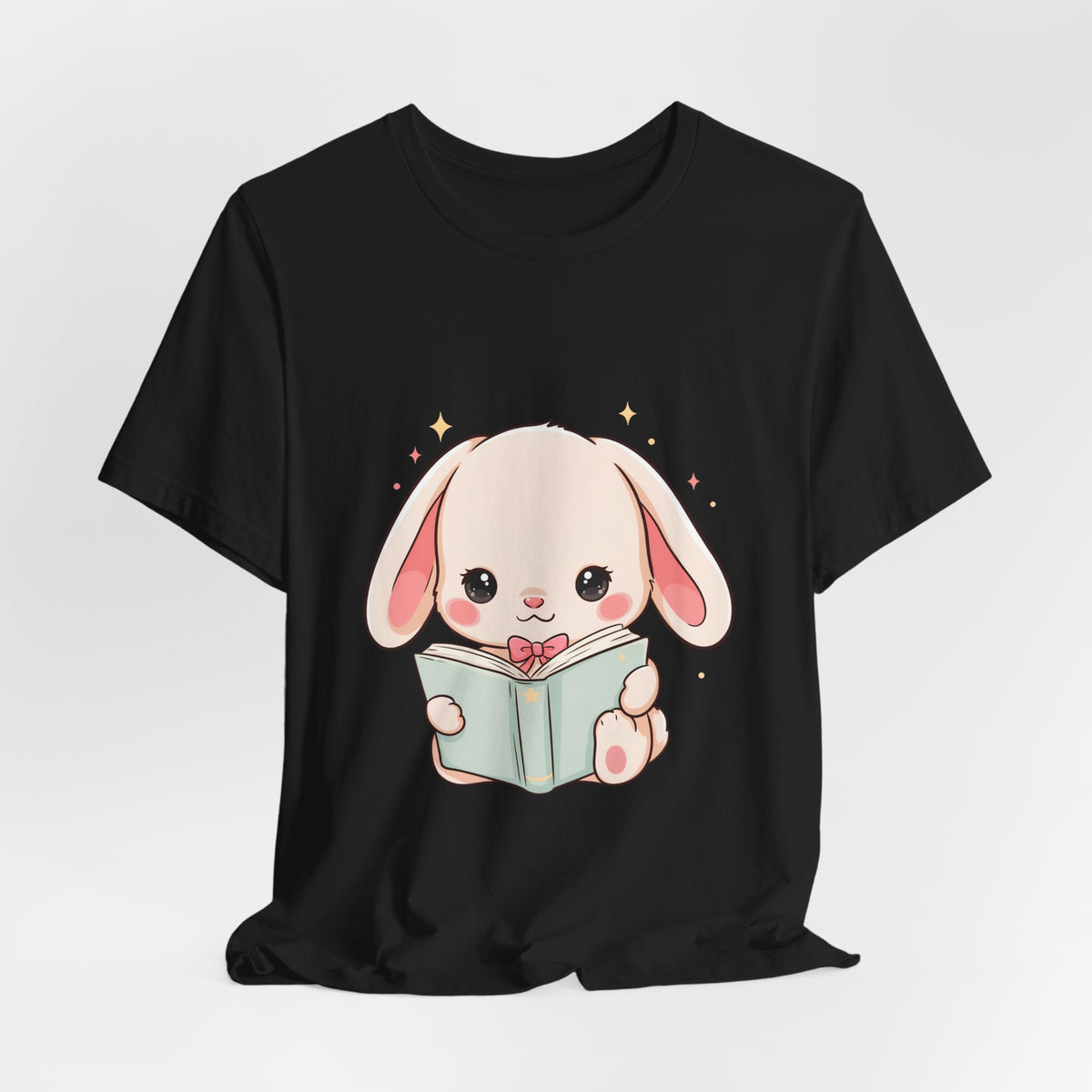 Book Lover Bunny T-Shirt – Cute Kawaii Reader Tee