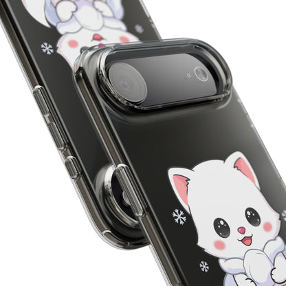 Kawaii Arctic Fox Phone Case, Cute Snow Day Gift