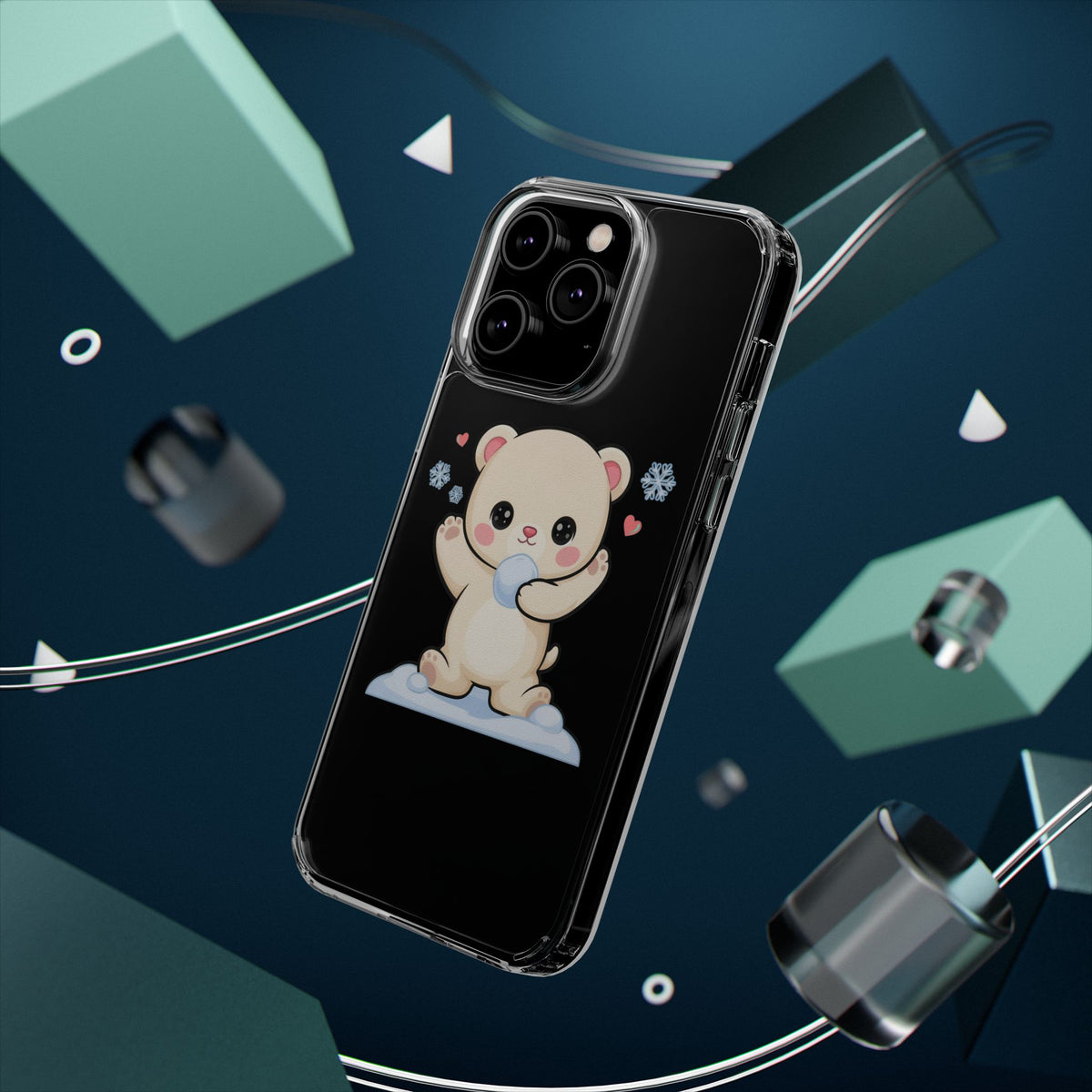 Kawaii Polar Bear Phone Case for Cute Animal Fans