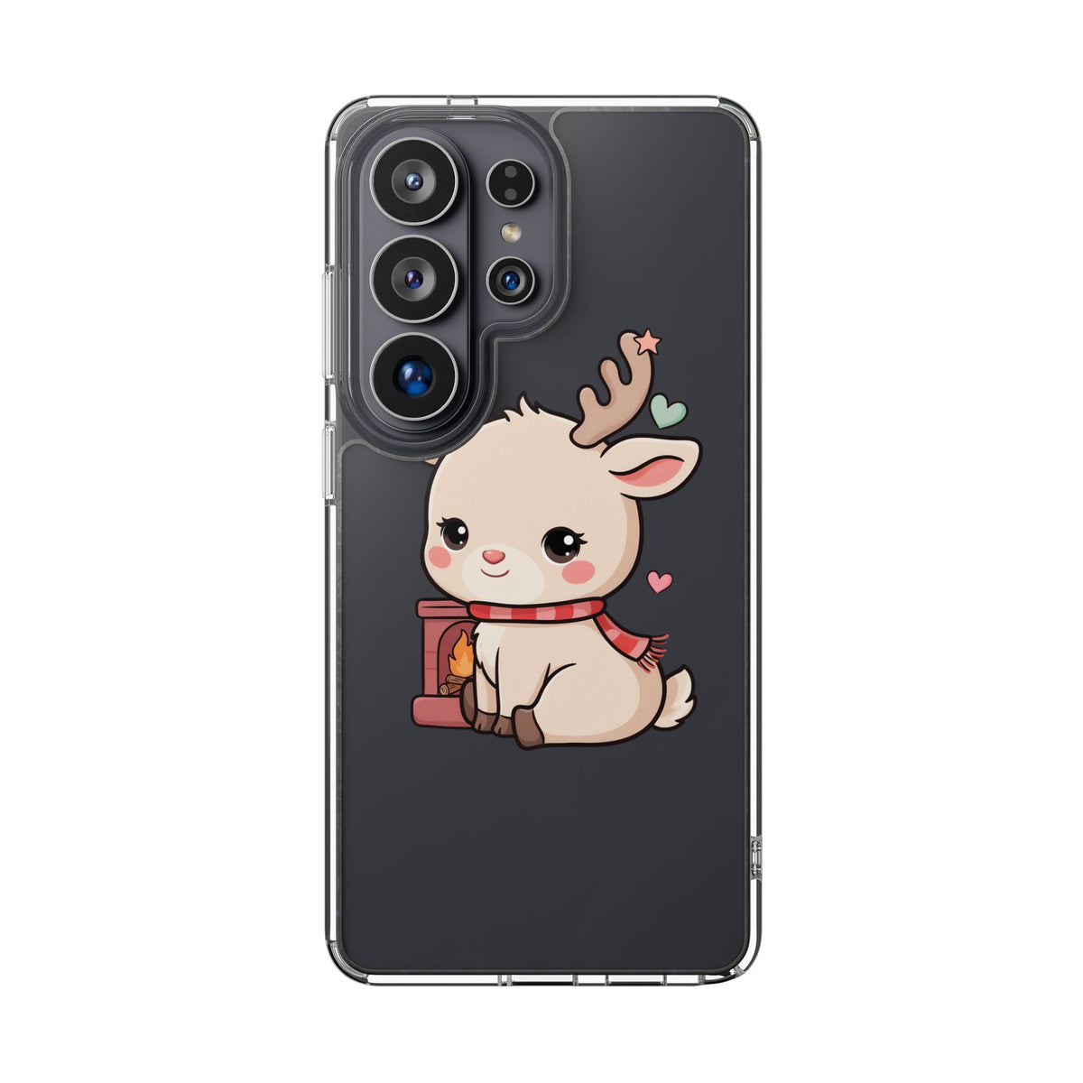 Kawaii Reindeer Phone Case for Cozy Holiday Cheer