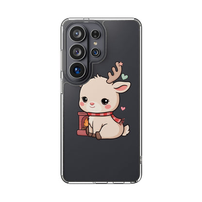 Kawaii Reindeer Phone Case for Cozy Holiday Cheer
