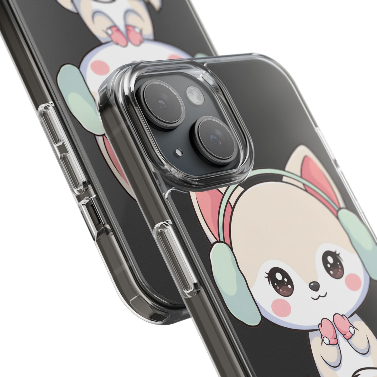 Kawaii Arctic Fox Phone Case – Cozy Winter Cutie