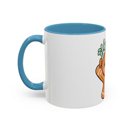 Kawaii Gingerbread Mug with Mistletoe | Christmas Accent Mug