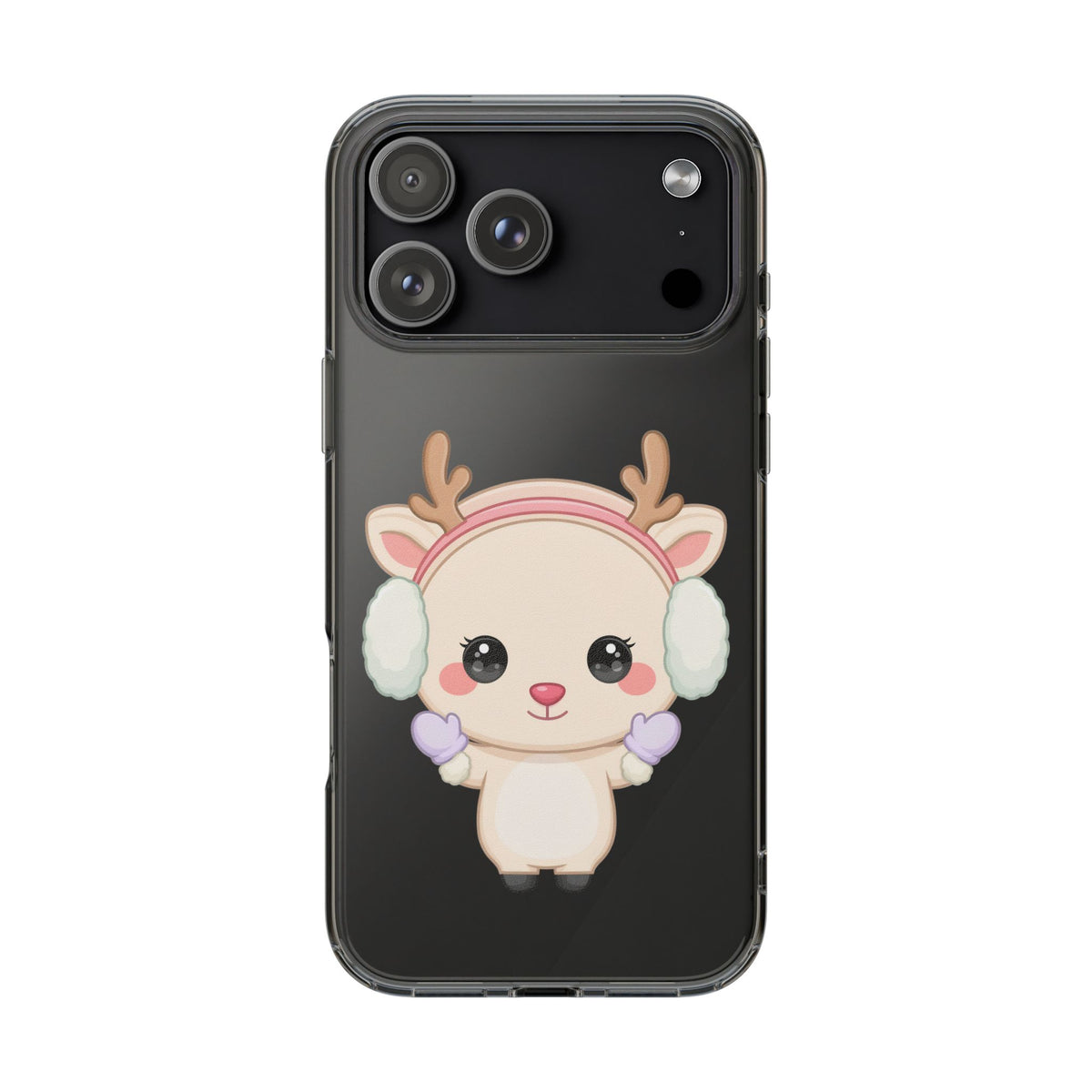 Kawaii Reindeer Phone Case for Cozy Cute Style