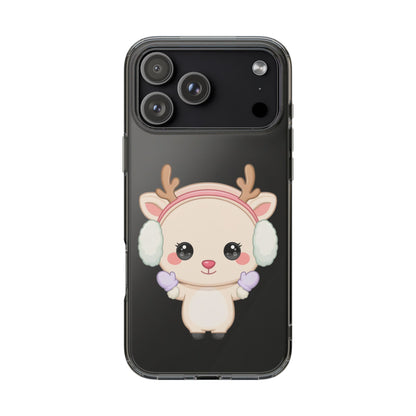 Kawaii Reindeer Phone Case for Cozy Cute Style