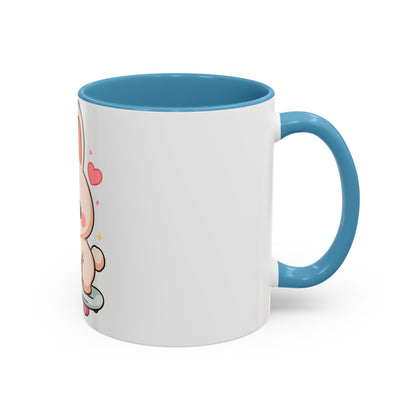 Kawaii Bunny Skateboard Mug – Cute Accent Coffee Mug