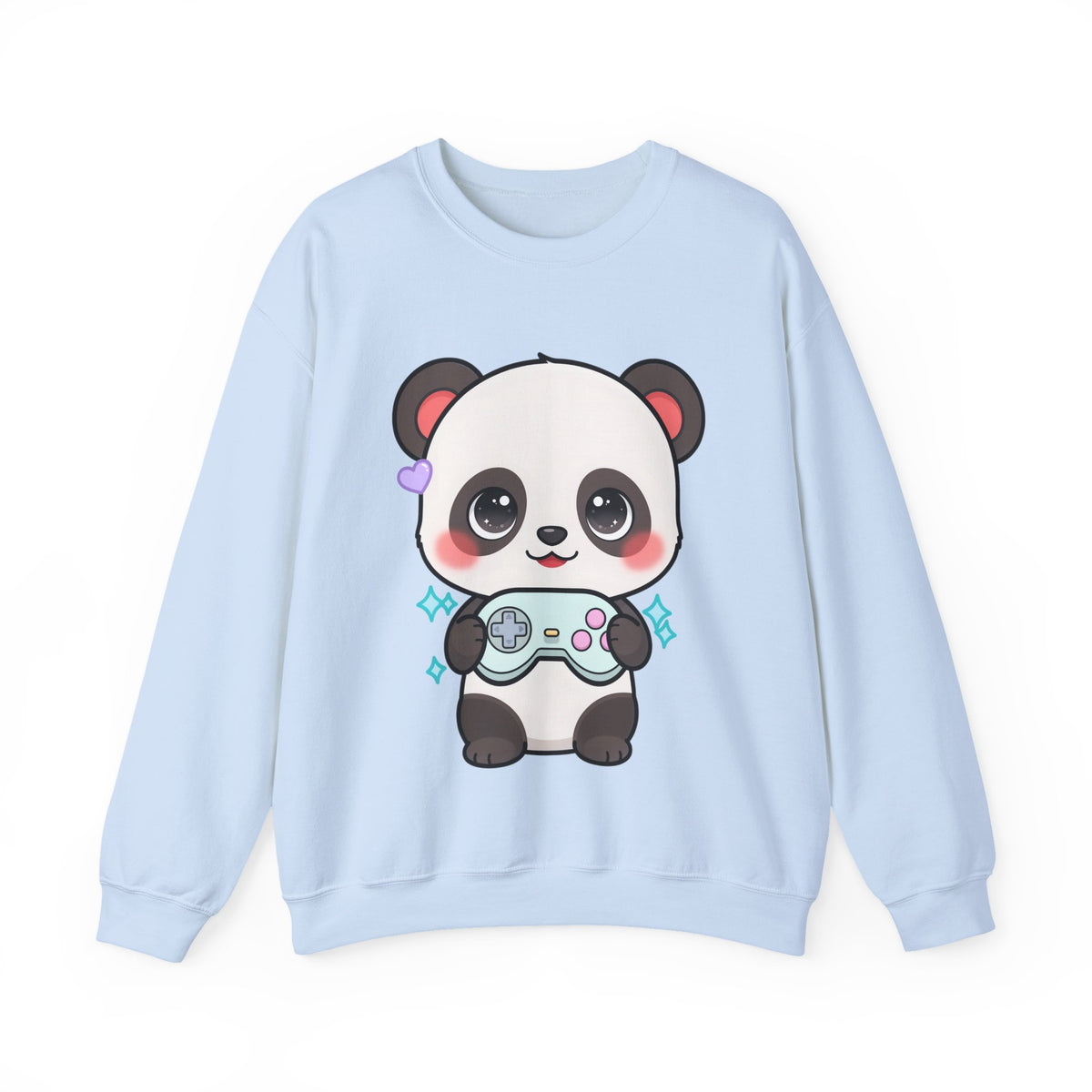 Cute Gamer Panda Sweatshirt for Cozy Gaming Nights