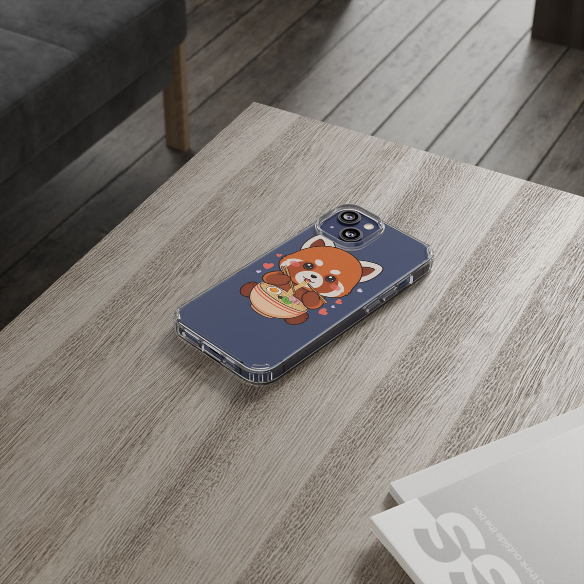 Red Panda Ramen Phone Case – Kawaii Food Lover Gift