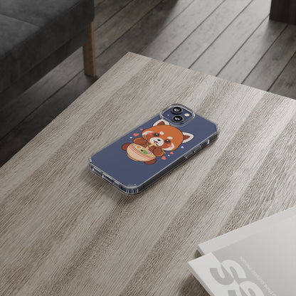 Red Panda Ramen Phone Case – Kawaii Food Lover Gift