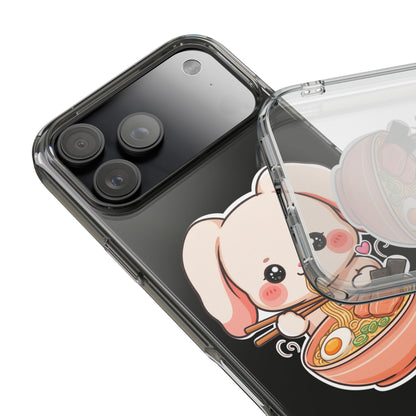 Kawaii Ramen Bunny Clear Impact-Resistant Case