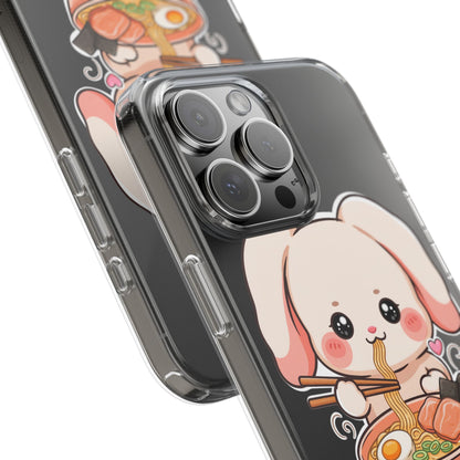 Kawaii Ramen Bunny Clear Impact-Resistant Case